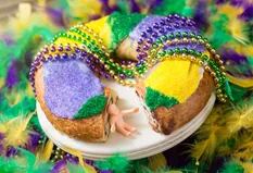 King Cake, corona de carnaval en Nueva Orleans