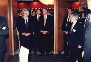 En 1997, el entonces presidente de los Estados Unidos, Bill Clinton, durante su estadía en la Argentina, en el Hotel Sheraton 
