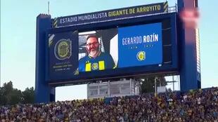 El sentido homenaje de Rosario Central a Gerardo Rozín