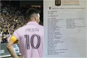 Una llamativa ausencia en el partido de Messi en Los Ángeles refuerza un rumor