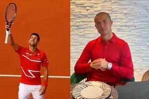 Novak Djokovic festejó a lo Cristiano Ronaldo y el portugués le respondió
