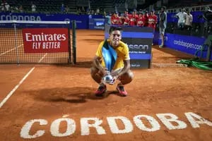Sebastián Báez, campeón del Córdoba Open: el título que trajo alegría y desahogo