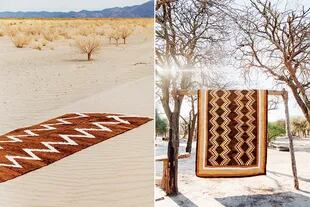 Los clientes de Pampa pueden acceder a alfombras personalizadas, eligiendo tamaño, patrón y colores 