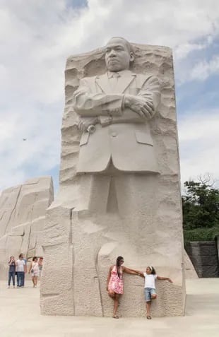 Memorial dedicado al líder Martin Luther King, de nueve metros de altura.