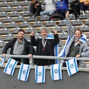 Hubo 4000 integrantes de la comunidad judía en la Argentina que vieron Israel vs. Colombia en La Plata