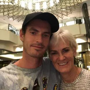 Andy with his mother, a major influence in his career