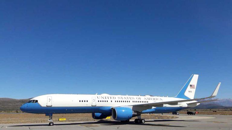 El avión de Obama aterrizó en Bariloche