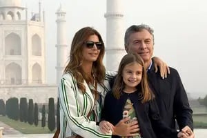 Gira en Asia: las primeras horas de Macri, Juliana Awada y sus hijas en India