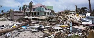 En el sector francés de la isla Saint-Martin el huracán provocó graves destrozos