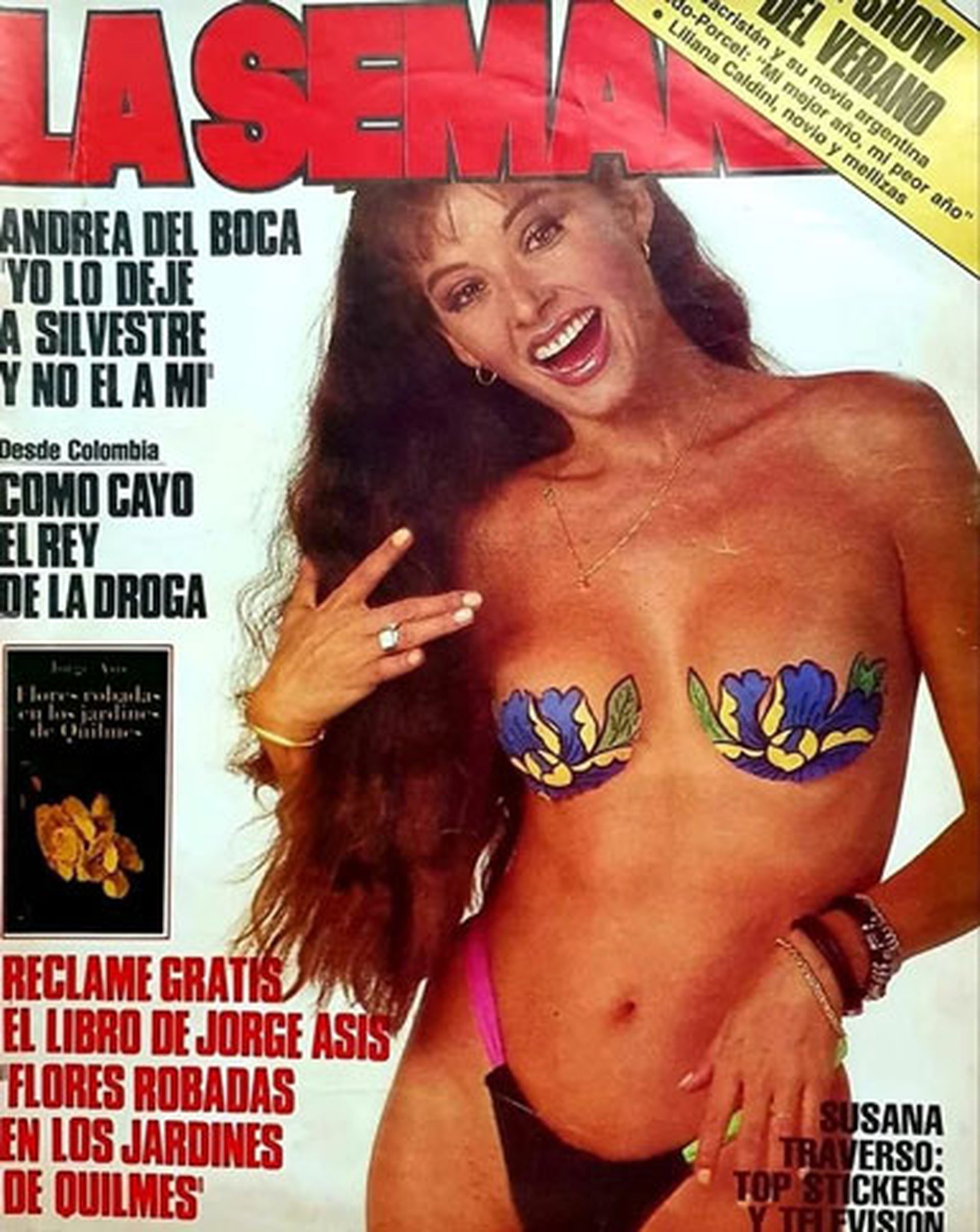 Susana Traverso fue tapa de La Semana con "top stickers"