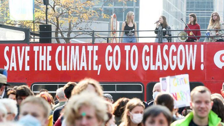 "Salvar el clima, ir a Glasgow": se espera que cerca de 25.000 personas asistan a la cumbre en la ciudad escocesa