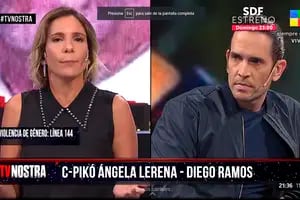 TV Nostra: el inesperado cruce entre Diego Ramos y Ángela Lerena