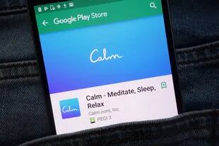 Calm ofrece opciones para meditar y relajarse, es de descarga gratis y ofrece contenido exclusivo con un abono anual de 70 dólares