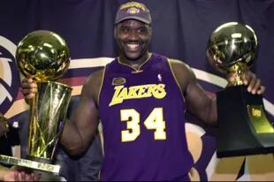 Shaq conquistó tres campeonatos de la NBA con los Lakers y uno con los Heat