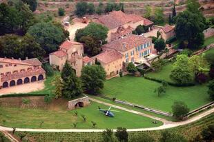 Una vista del Château Miraval, valuado en 140 millones de dólares, donde Jolie y Pitt se casaron en 2014.
