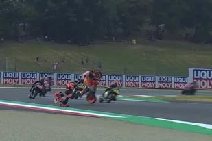 El espectacular accidente de Marc Marquez a toda velocidad