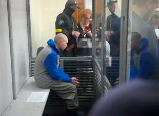 El sargento ruso Vadim Shishimarin, de 21 años, en una corte en Kiev