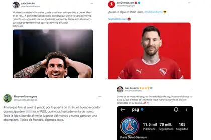 Las reacciones en redes luego del anuncio de que Lionel Messi abandonará el PSG