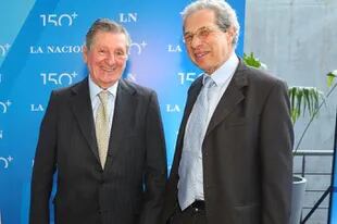 José Claudio Escribano y el exsecretario de Finanzas, Daniel Marx