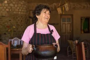 Josefa Tejada, alma máter de la Casa de Aicuña, el único hospedaje y restaurante de diez habitaciones con baño privado.