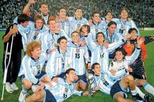 Imagen de archivo del último Mundial Sub 20 jugado en la Argentina en 2001, que significó título