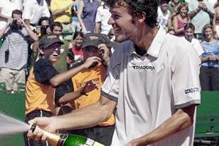 Una postal de 2001: Gustavo Kuerten, el primer campeón en Buenos Aires