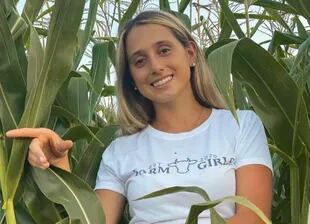La productora agropecuaria uruguaya Fernanda Guerra tiene 18.9k seguidores en Twitter