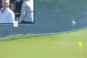 ¡Un disparate! El hoyo que enloqueció a los profesionales de golf: 29 tiros fueron a parar al agua