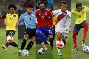 Ecuador, Uruguay, Chile, Perú y Colombia: cinco  países con la ilusión de llegar al Mundial