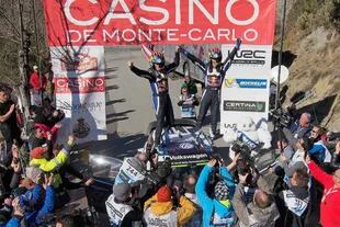 Ogier celebra su tercer título en Montecarlo