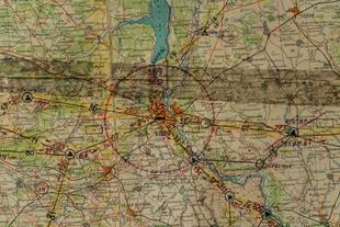 Eine alte Karte der Ukraine, die von russischen Soldaten benutzt wurde, wurde von der New York Times veröffentlicht.