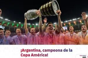 ¿Sigue Messi? Argentina campeón y el particular mensaje de Barcelona