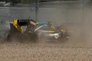 El accidente de Daniel Ricciardo, en las pruebas de hoy