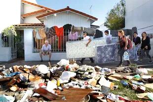 Miles de personas perdieron todo por la inundación en La Plata, el 2 de abril de 2013