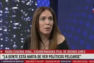 María Eugenia Vidal: “Voy a ponerle el cuerpo a esta elección"