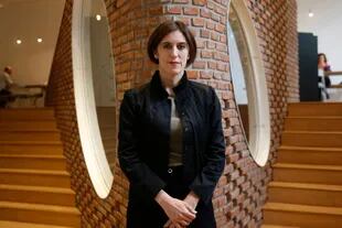 Victoria Noorthoorn, directora del Museo de Arte Moderno de Buenos Aires, en el flamante bar del museo