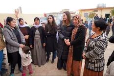 Angelina Jolie regresó a Irak para conocer a los supervivientes del genocidio de la región de Sinjar en 2014