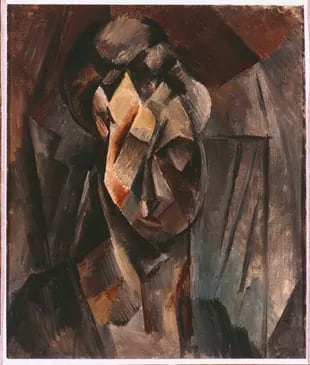 Cabeza de mujer (Fernande), 1909-1910, que podía verse en el 
Museo Nacional Centro de Arte Reina Sofía, se expone en el Thyssen en la muestra Picaso/Chanel