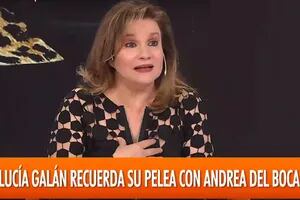 Lucía Galán, sobre su pelea con Andrea del Boca: “Ya no tenemos cosas en común”