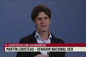 Martin Lousteau: "Me dio verguenza la conferencia de prensa de Bullrich"; +Entrevistas con Novaresio