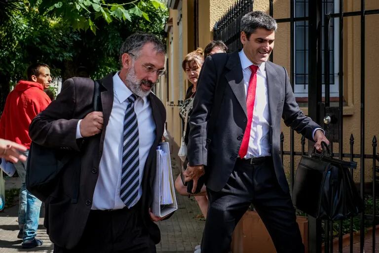 Los fiscales Gustavo García y Juan Manuel Dávila
