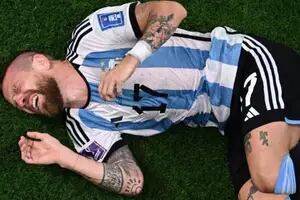 La impactante imagen que mostró Papu Gómez de su tobillo tras la lesión en el Mundial