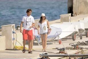 Rafael Nadal de vacaciones en Mallorca con su entonces novia Xisca (Foto: Rafael Nadal Fans)