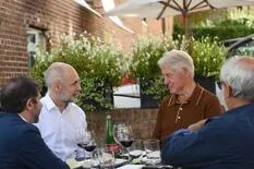 Horacio Rodríguez Larreta almorzó con Bill Clinton