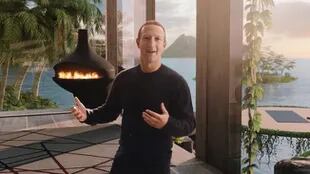Mark Zuckerberg presentando el metaverso