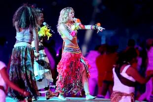 Shakira interpreta "Waka Waka" en la previa de la final del Mundial 2010, en Sudáfrica