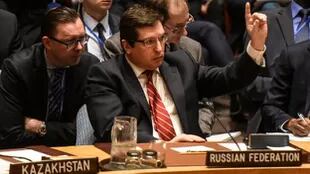 El embajador ruso ante la ONU reiteró la versión de Moscú