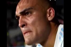 El llanto de Lautaro Martínez tras ser reemplazado y la explicación del jugador
