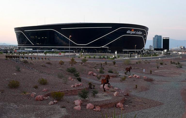 Al Allegiant, el nuevo estadio de Las Vegas Raiders, no podrán asistir espectadores que no están inoculados contra el coronavirus.