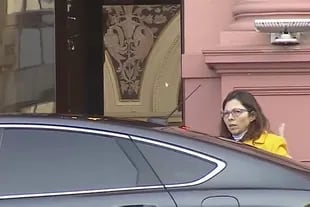 Silvina Batakis entrando a Casa Rosada